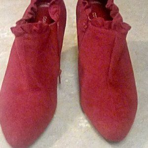 Lady's Dainty Red Covington Bootie:  $20 or best offer
